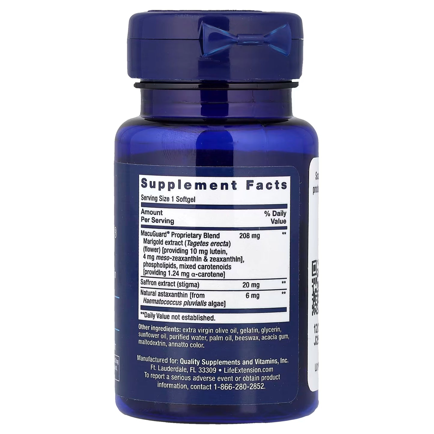 MacuGuard Ocular Support with Saffron & Astaxanthin - 60 softgels