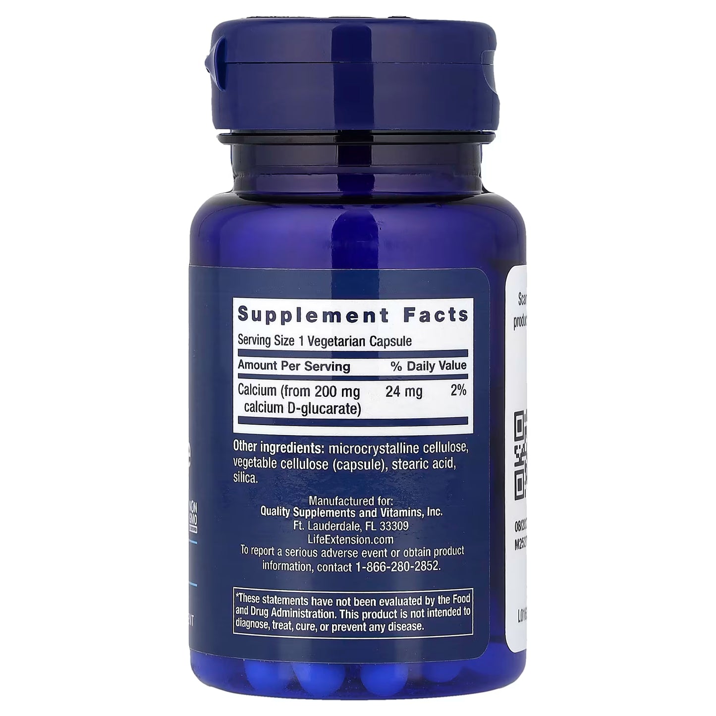 Calcium D-Glucarate, 200mg - 60 vcaps