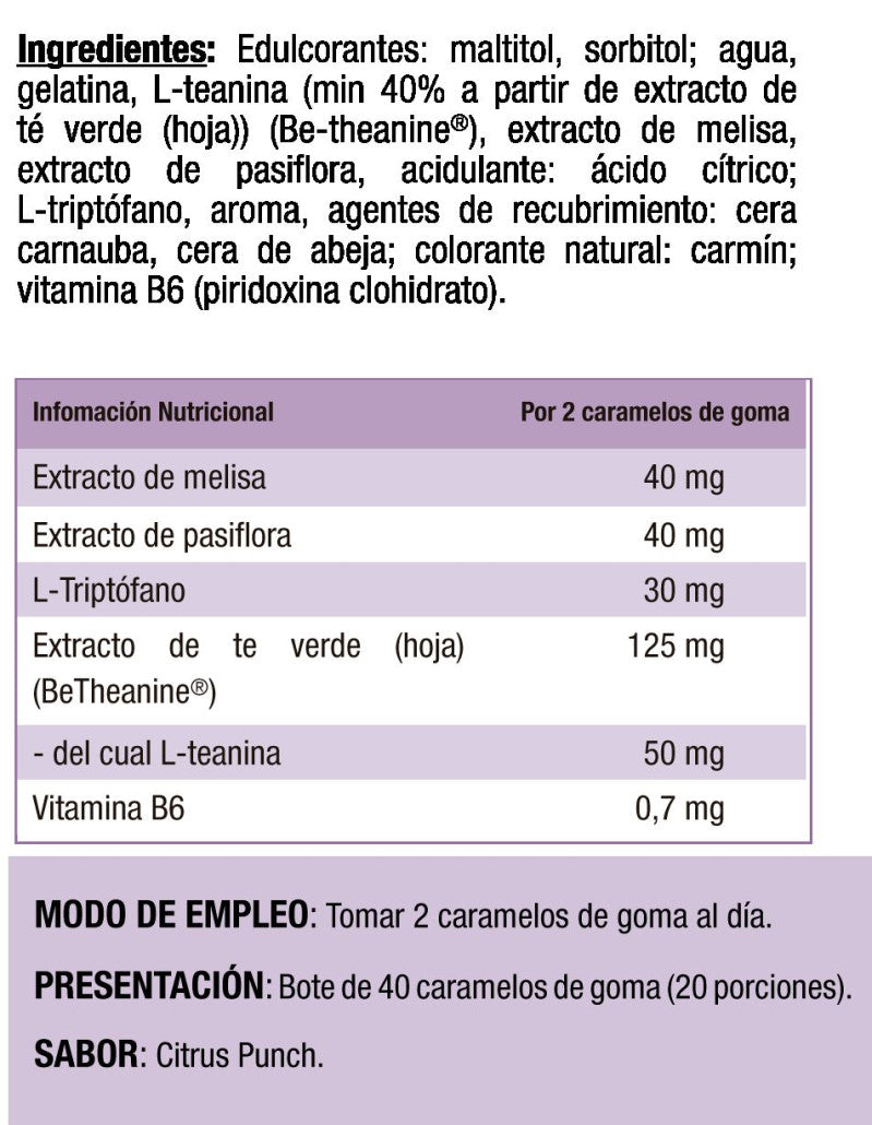 Relax · Citrus Punch — 40 gominolas