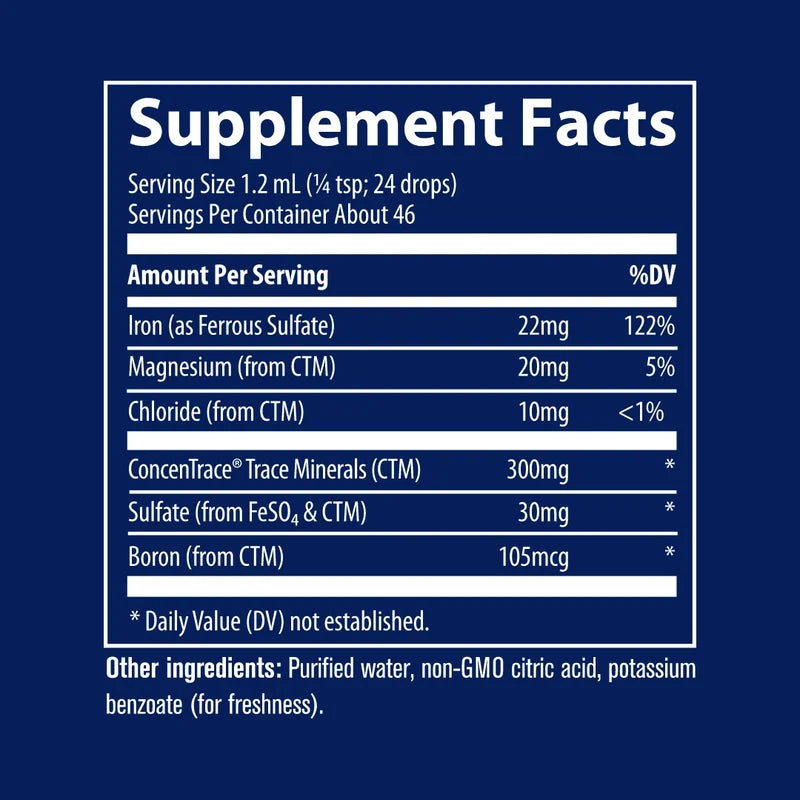 Ionic Iron, 22mg - 56 ml.