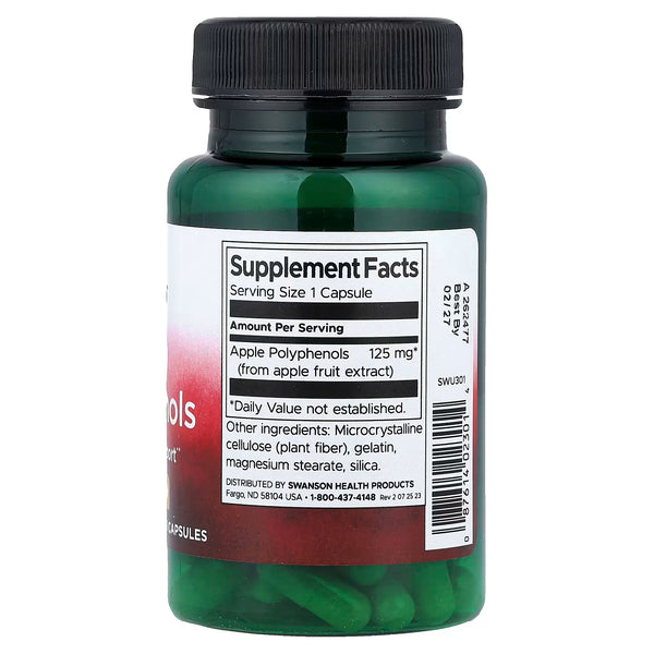 Polyphénols de pomme, 125 mg - 60 gélules