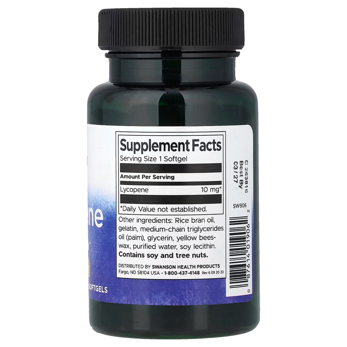Lycopene, 10mg - 120 softgels