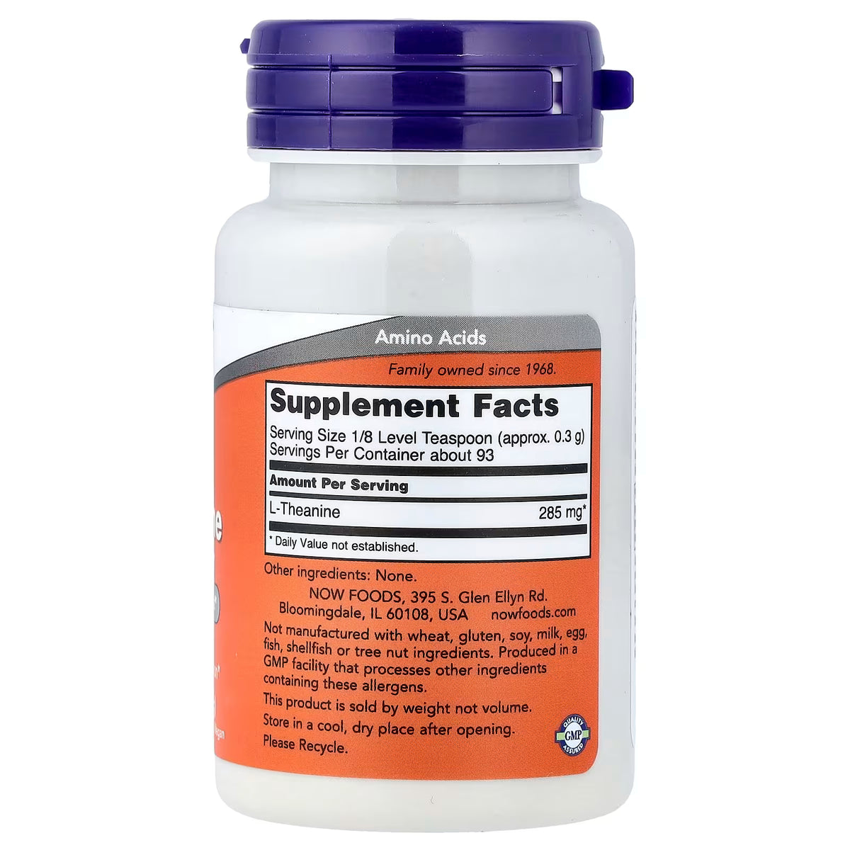 L-Theanine, Pure Powder — 28g