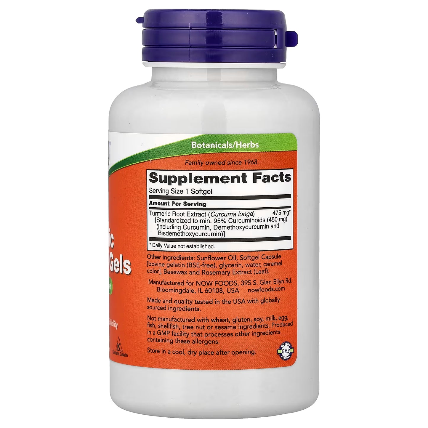 Turmeric Curcumin - 120 softgels
