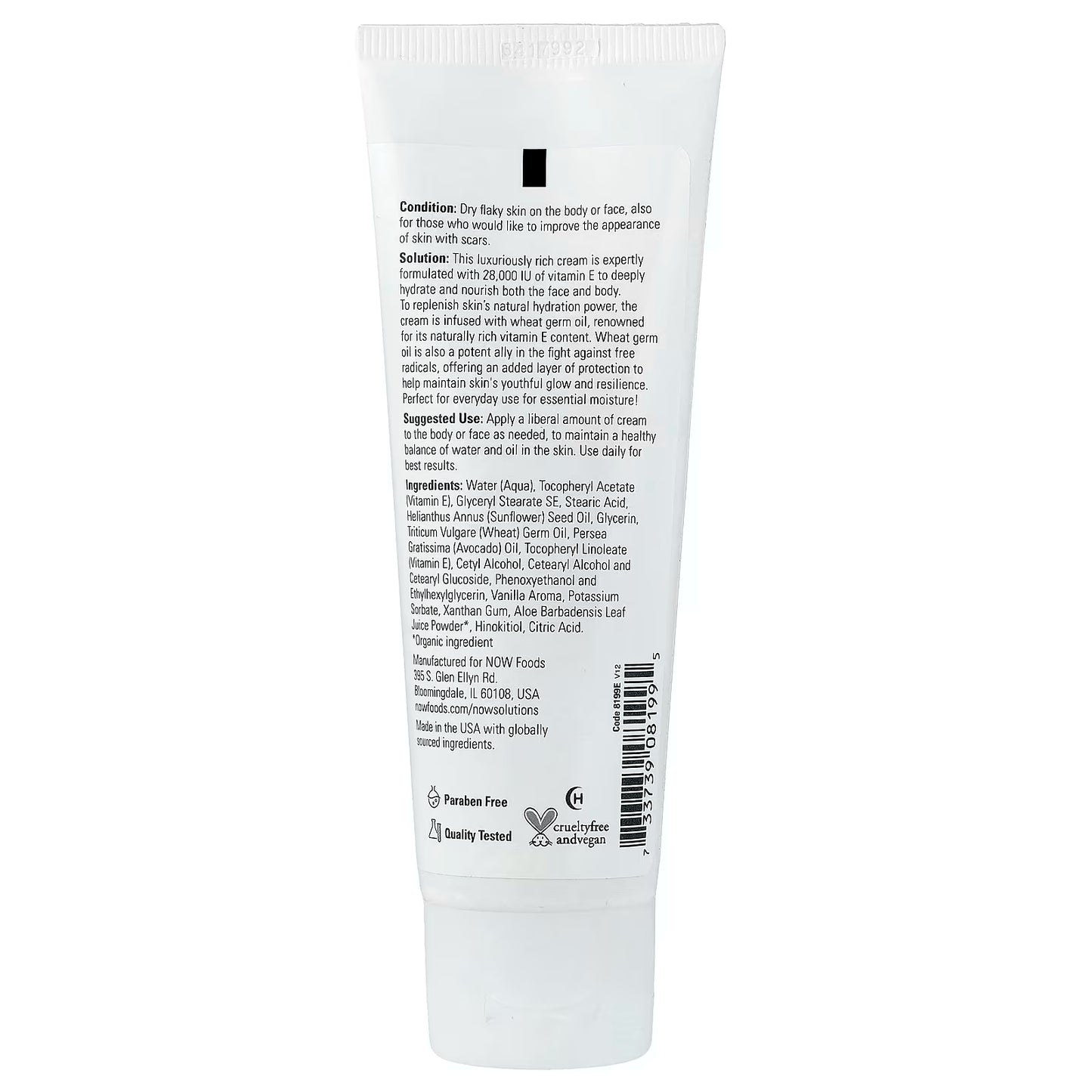 Vitamin E Cream - 118 ml.