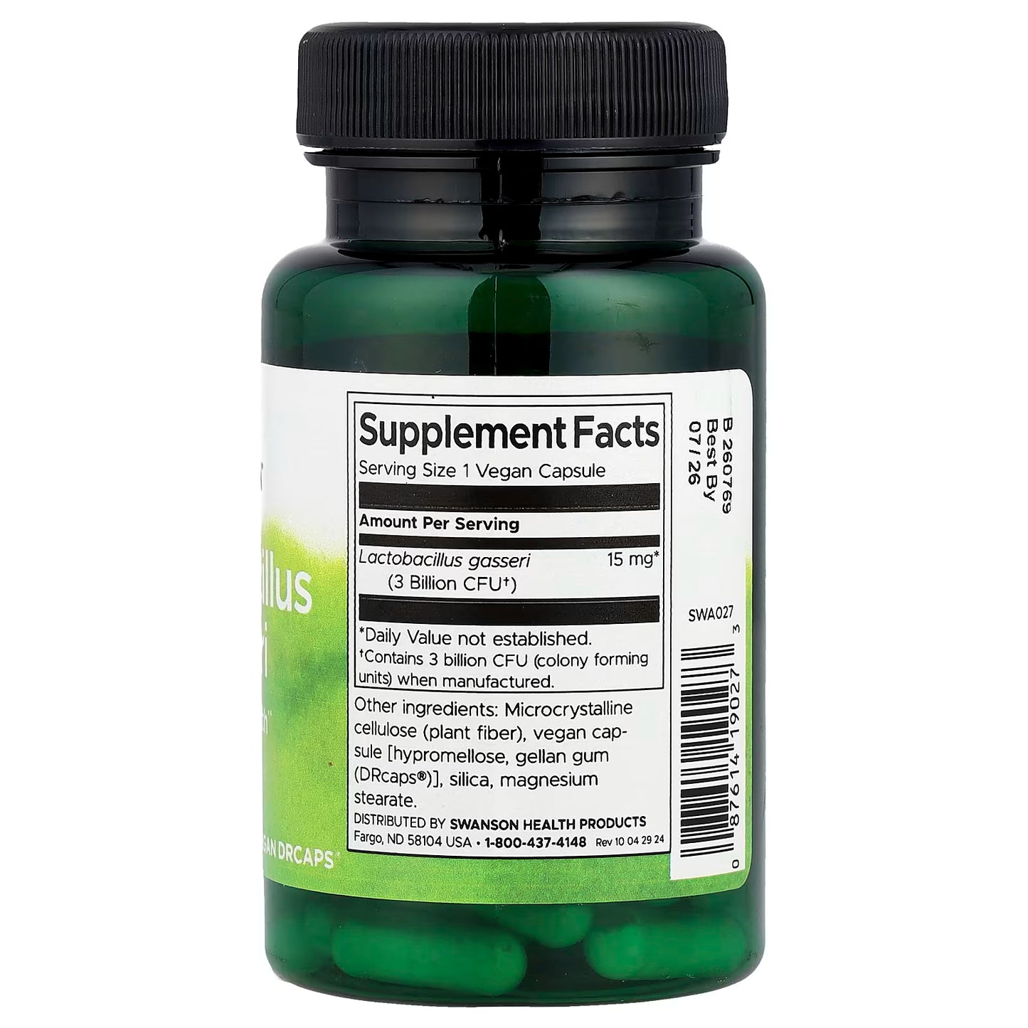 Lactobacillus Gasseri - 60 vcaps