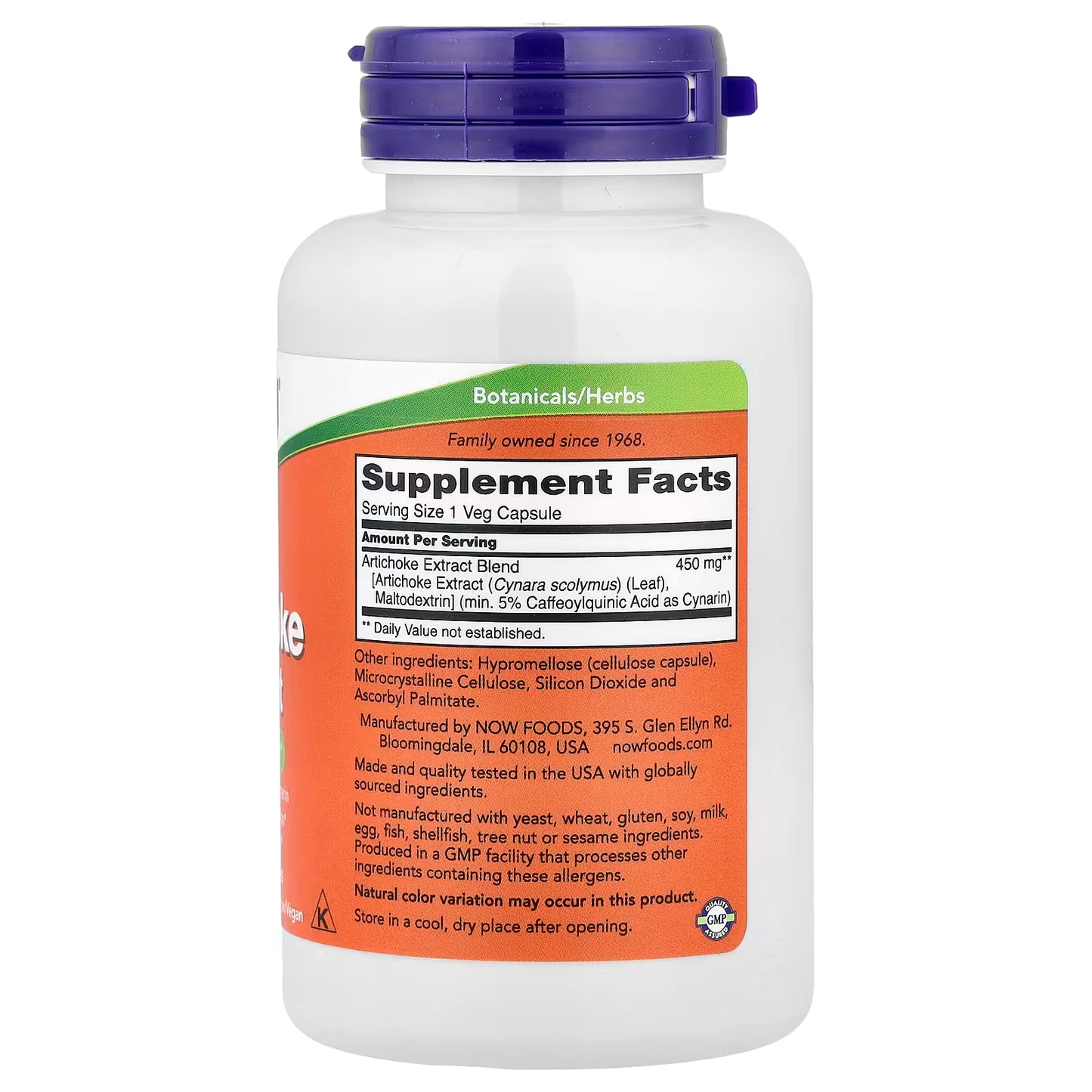 Artichoke Extract, 450mg - 90 vcaps