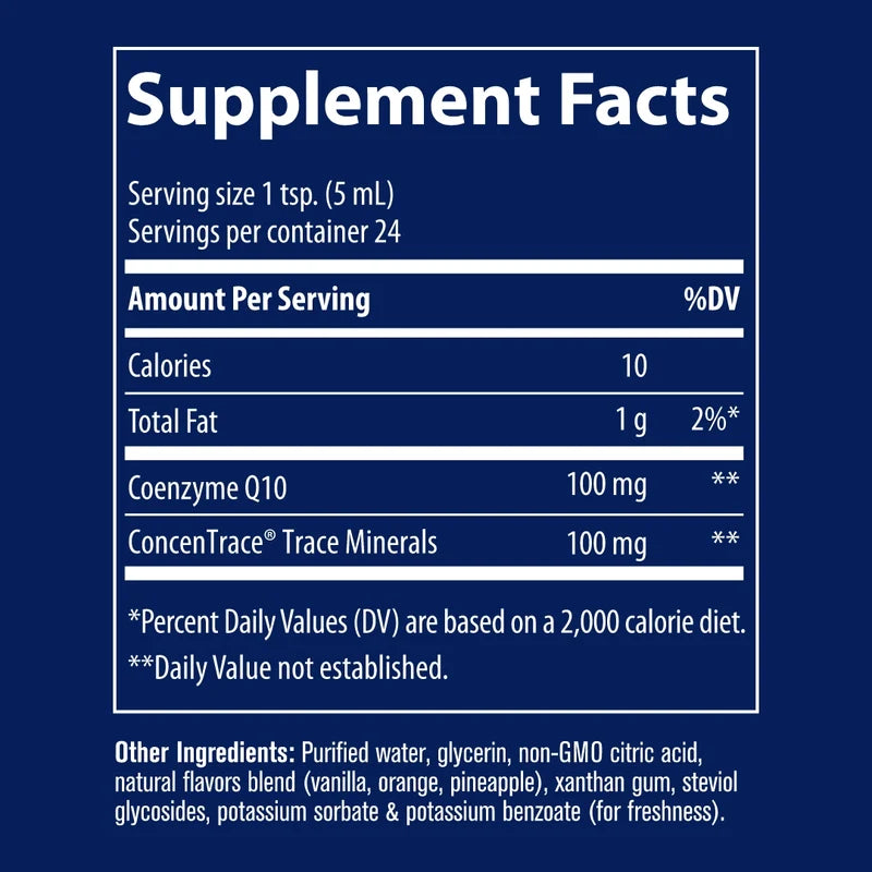 Liquid CoQ10, 100mg - 118 ml.
