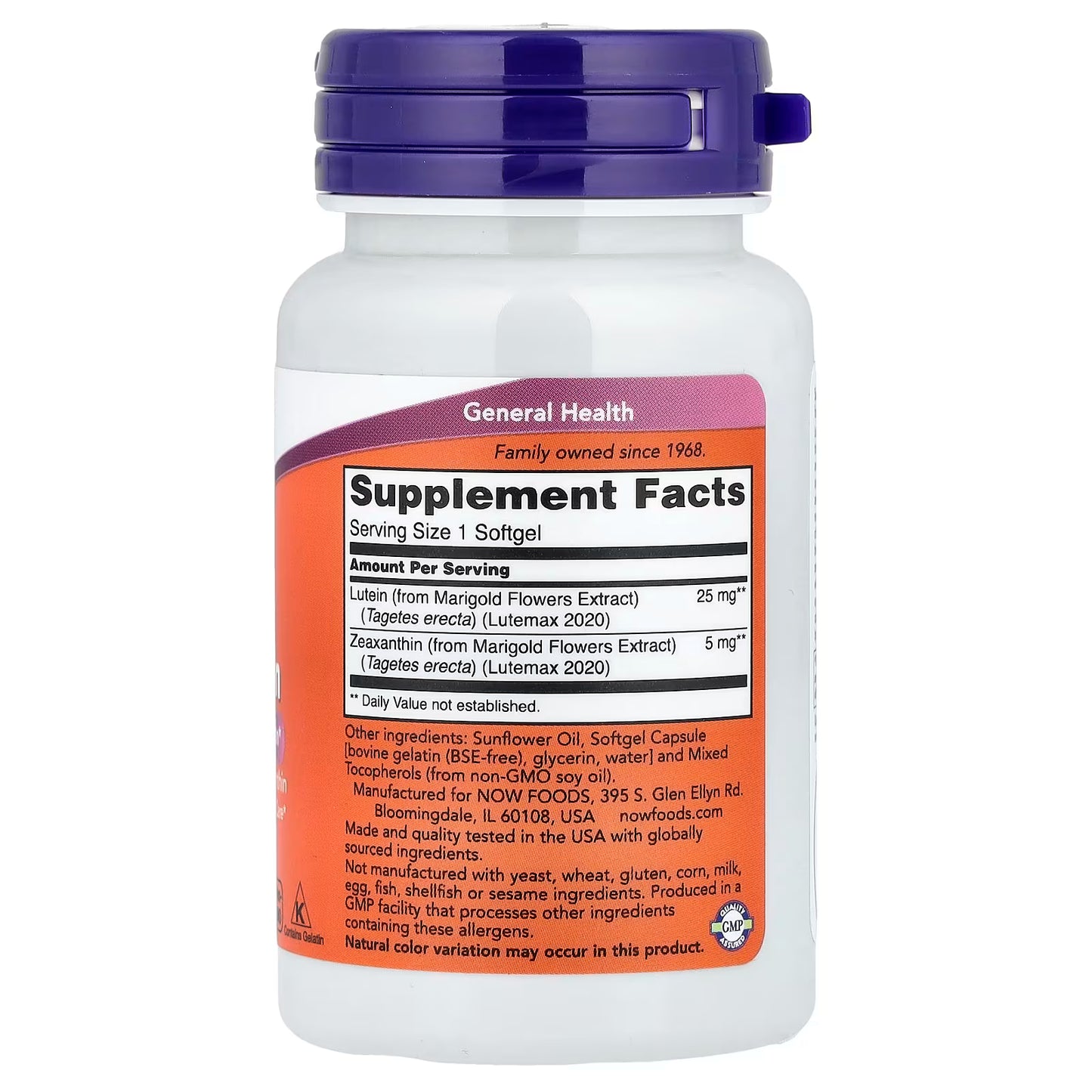 Lutein & Zeaxanthin - 60 softgels