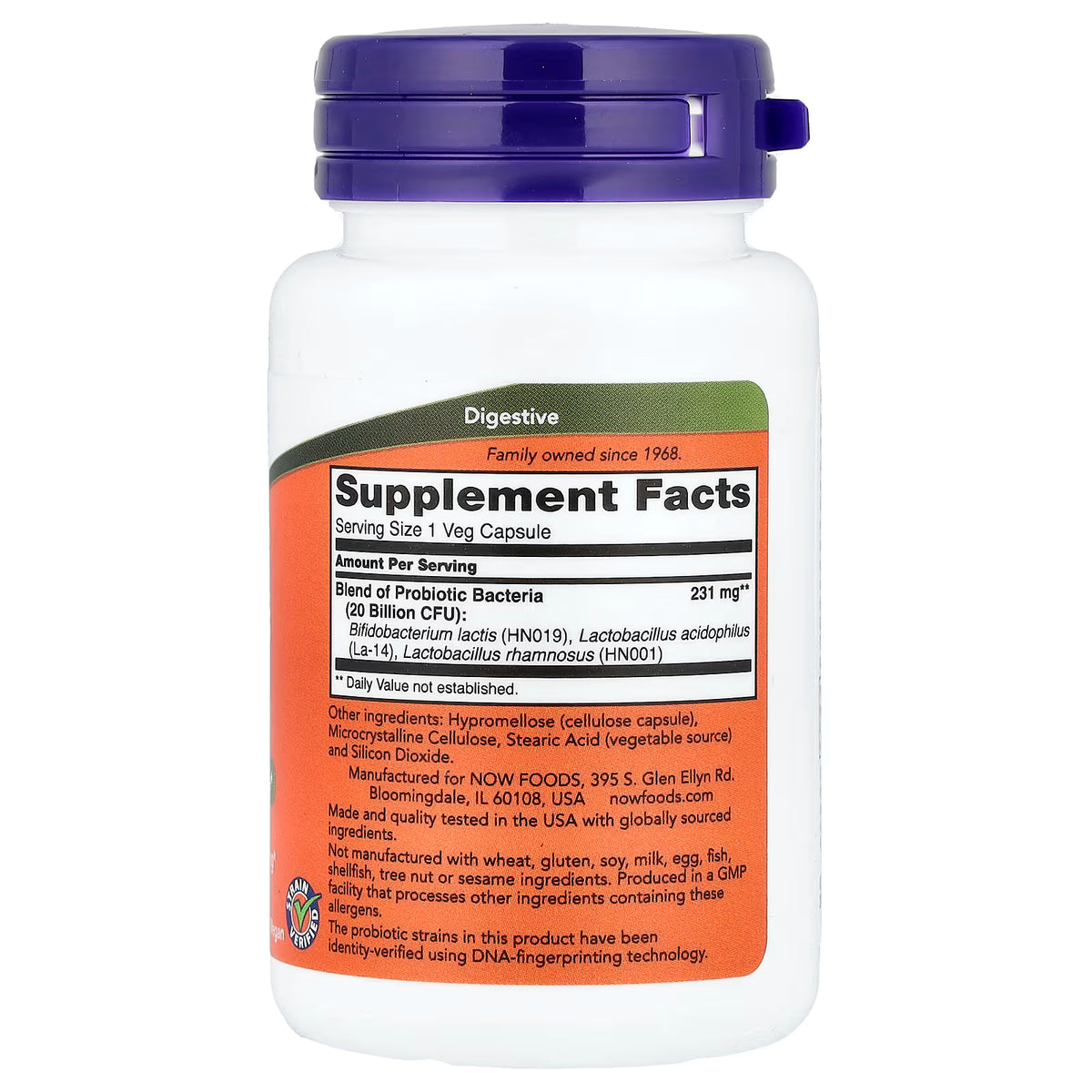 Women's Probiotic 20 Billion — 50 cápsulas vegetales