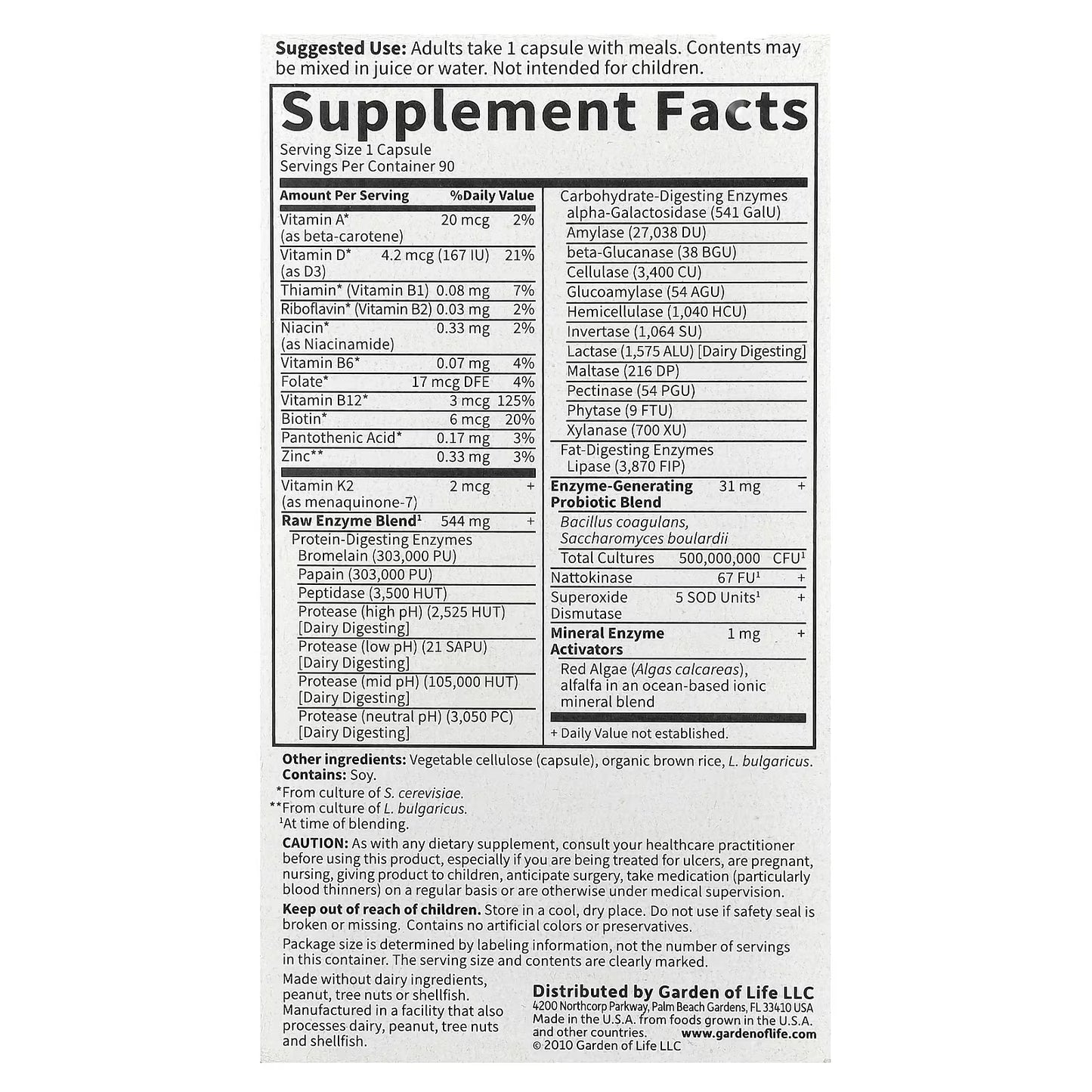 Raw Enzymes Women - 90 vcaps