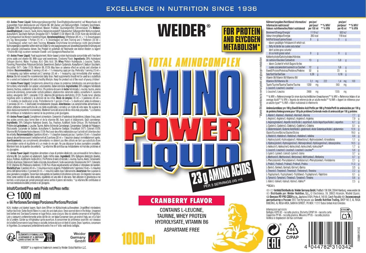 Amino Power Liquid — 1000 ml