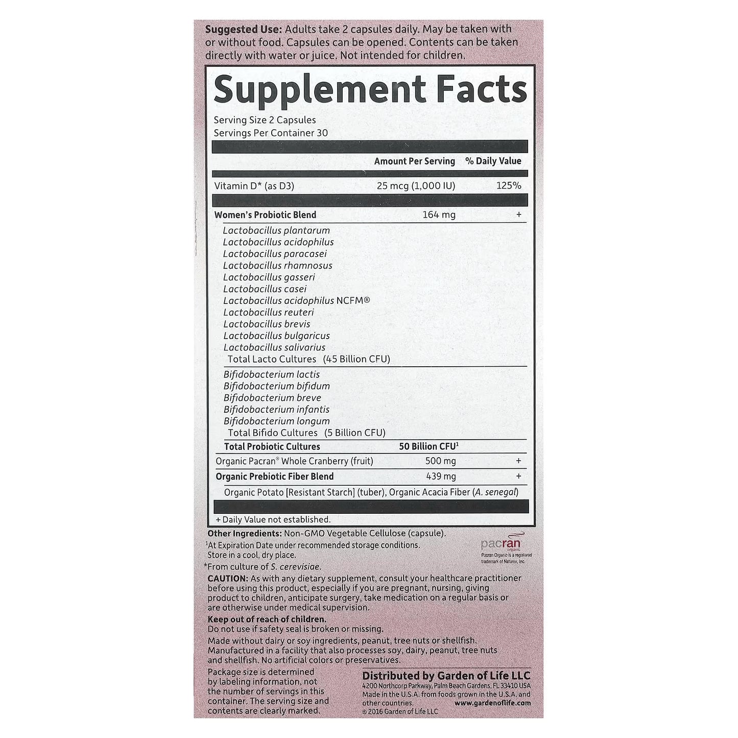 Dr. Formulated Probiotics Urinary Tract+ - 60 vcaps