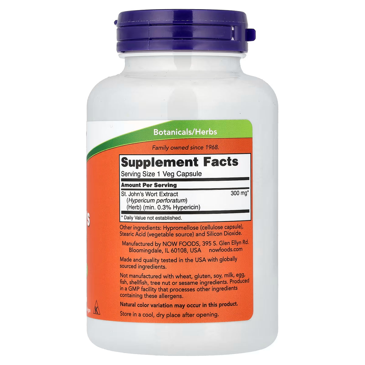 St. John's Wort, 300mg - 250 vcaps