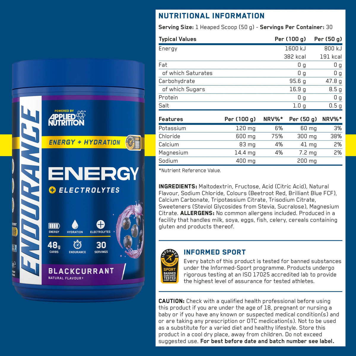 Endurance Energy + Hydration - 1500g