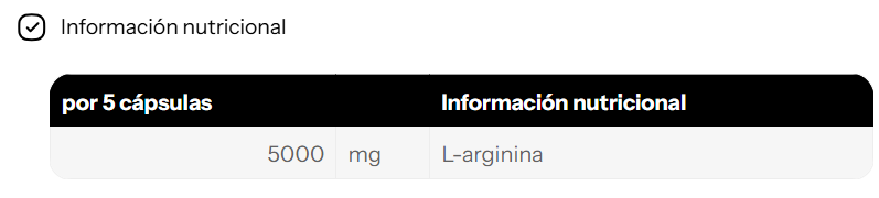 Premium L-Arginine — 100 cápsulas