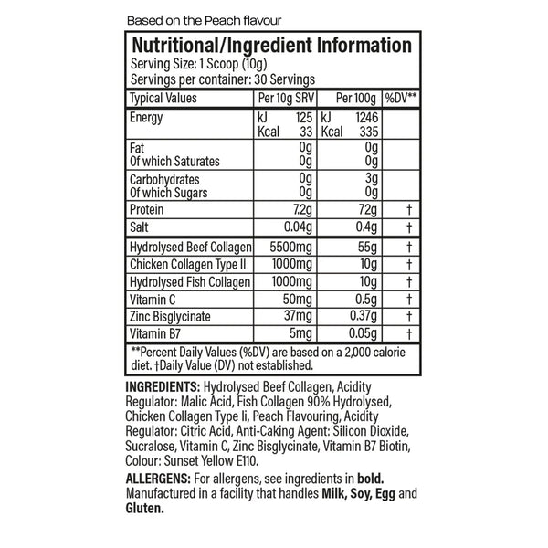Collagen, Pineapple & Strawberry - 300g