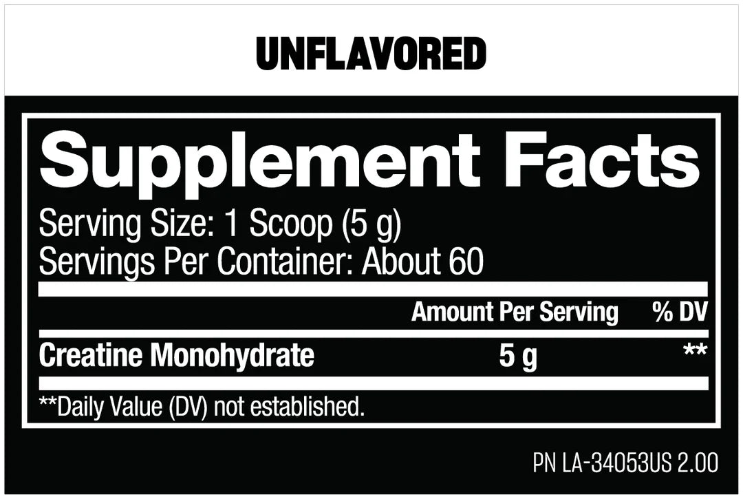 Creatine, Unflavored - 300g