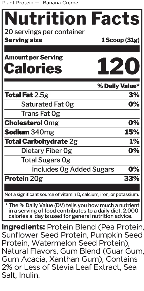 Plant Protein - 630g