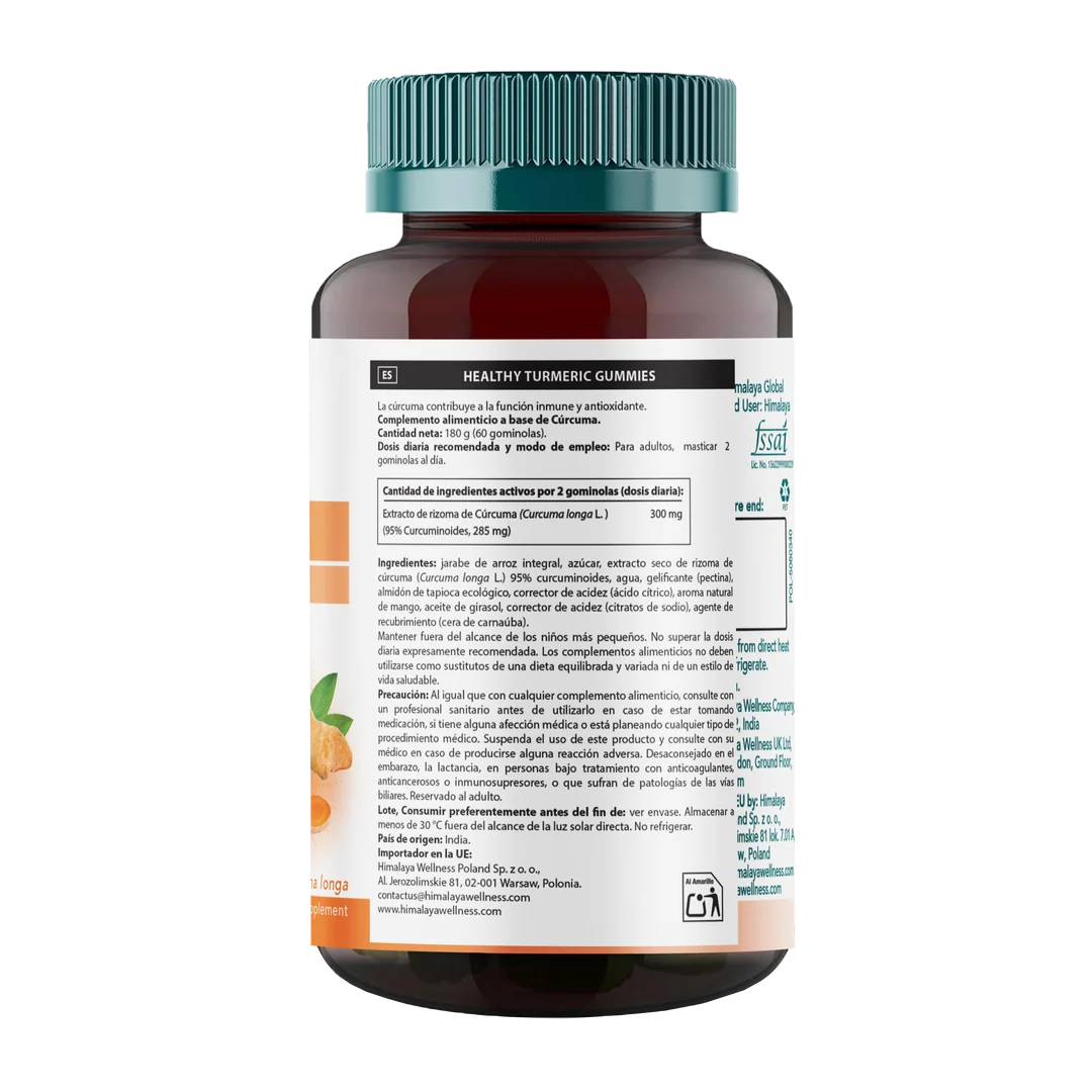 Turmeric Gummies, Natural Fruit - 60 gummies