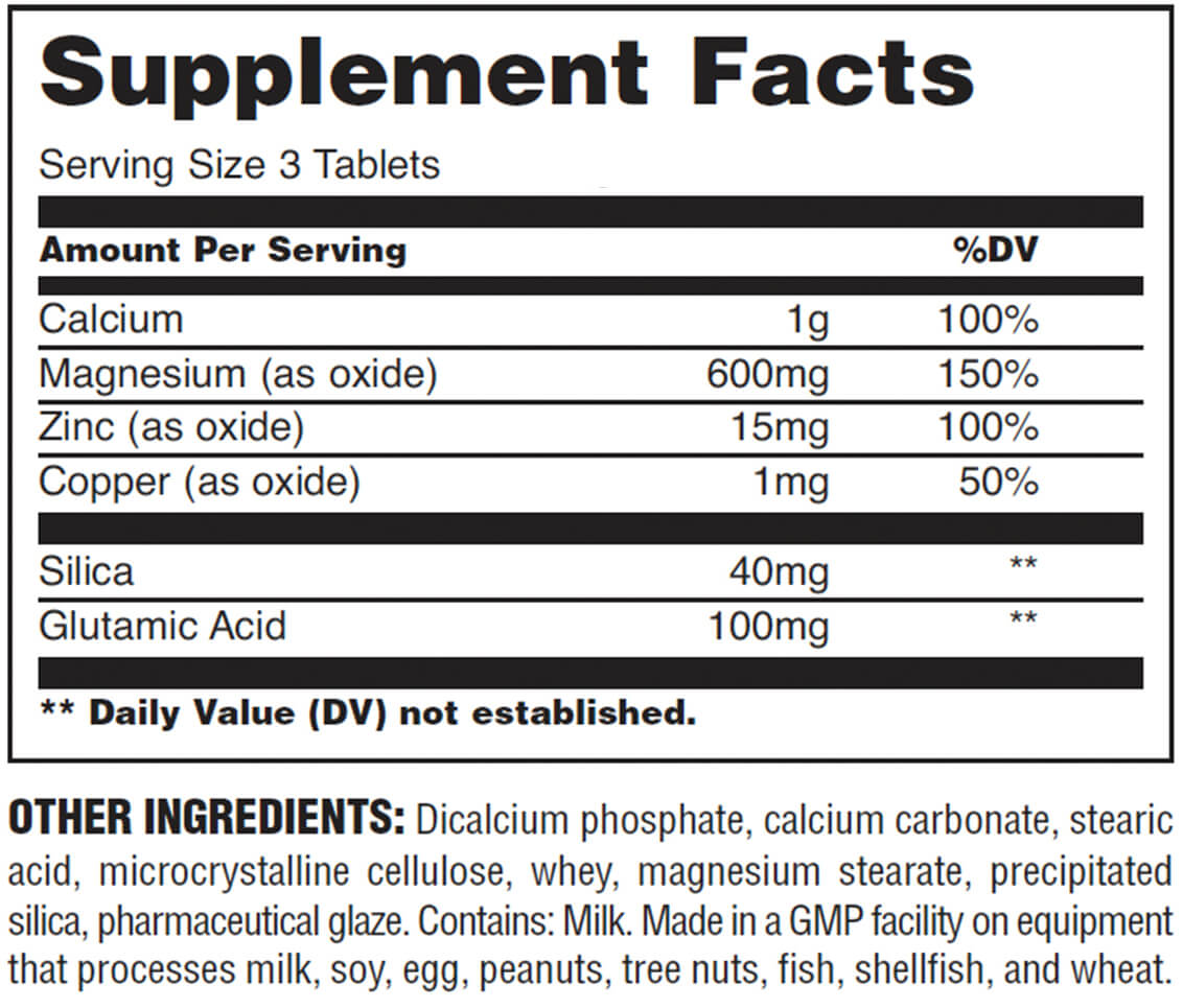 Cal Mag Zinc — 100 comprimidos