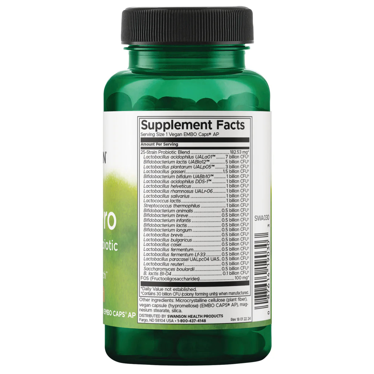 Epic Pro 25-Strain Probiotic - 30 vcaps