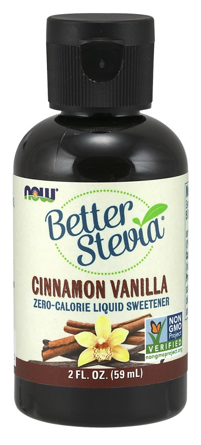 Better Stevia Liquid, Cinnamon Vainilla - 59 ml.