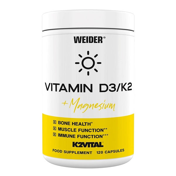 Vitamin D3/K2 + Magnesium — 120 cápsulas · 120 cápsulas