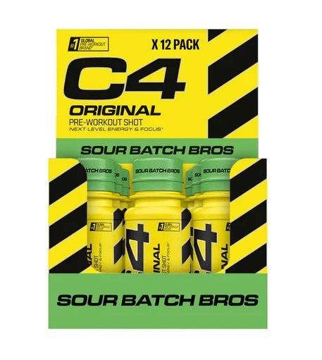 C4 Original Pre-Workout Shot - 12 x 60 ml.