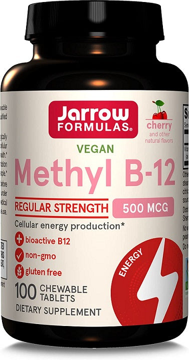 Methyl B-12, 500mcg - 100 vegan chewable tabs