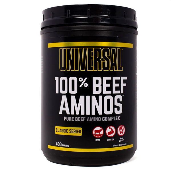 100% Beef Aminos — 400 comprimidos