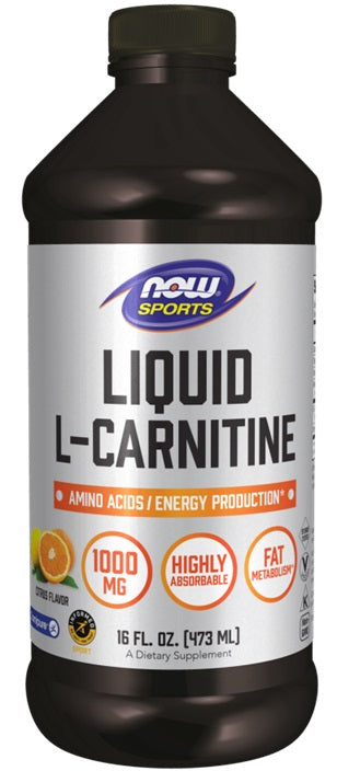 Liquid L-Carnitine, 1000mg — 473 ml · Cítricos