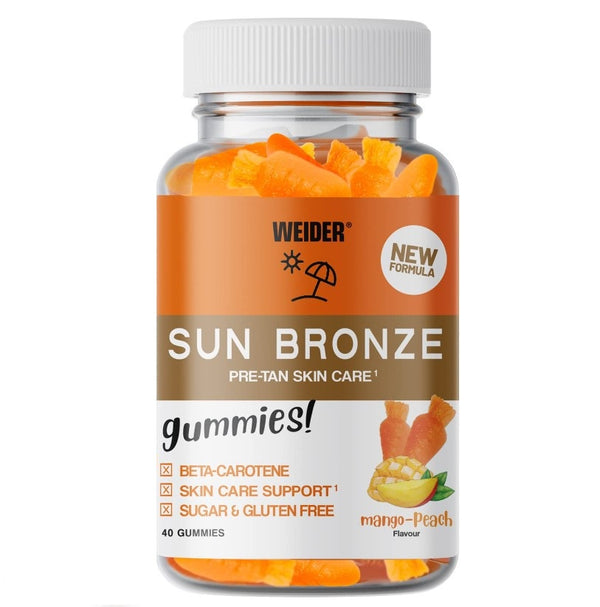 Sun Bronze Gummies · Mango Peach — 40 gominolas · Mango Peach · 40 gominolas