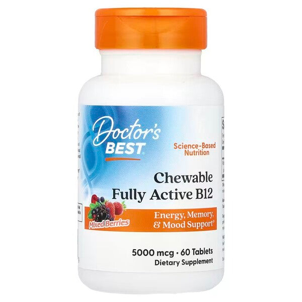 Chewable Fully Active B12, Mixed Berries - 60 tabs