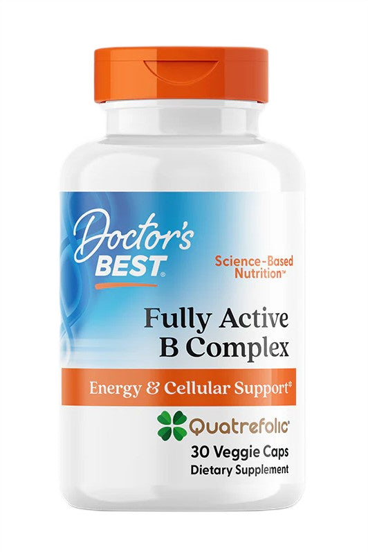 Fully Active B-Complex with Quatrefolic - 30 vcaps
