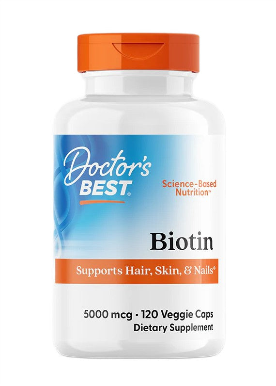 Biotin, 5000mcg - 120 vcaps