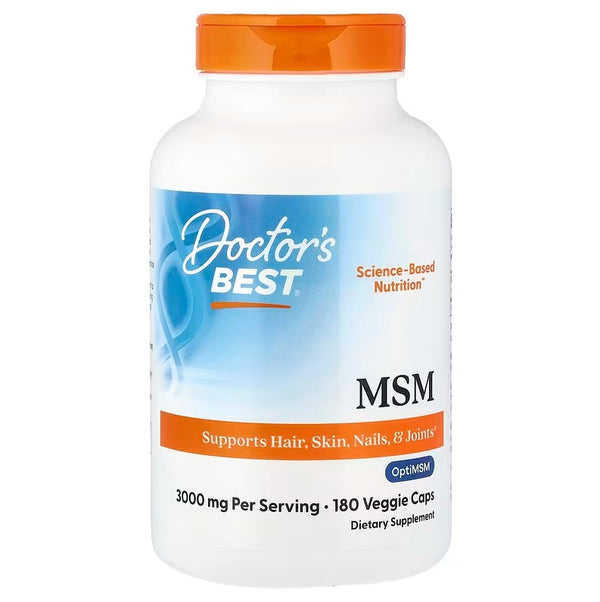 MSM avec OptiMSM, 3000 mg - 180 gélules végétales