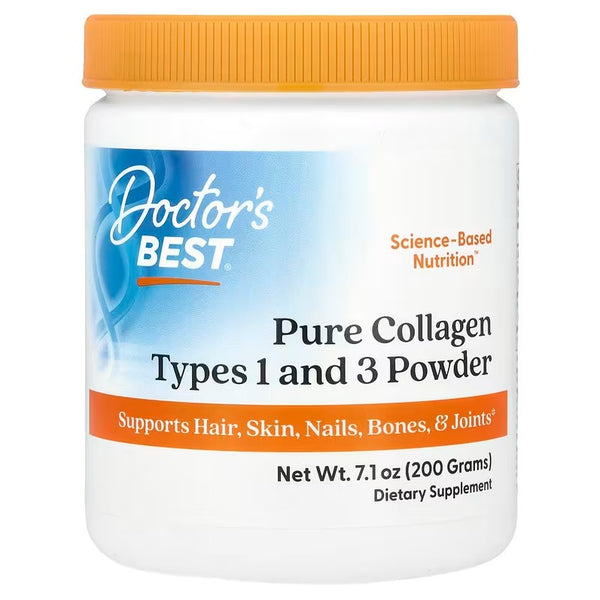 Collagène pur types 1 et 3, poudre - 200 g
