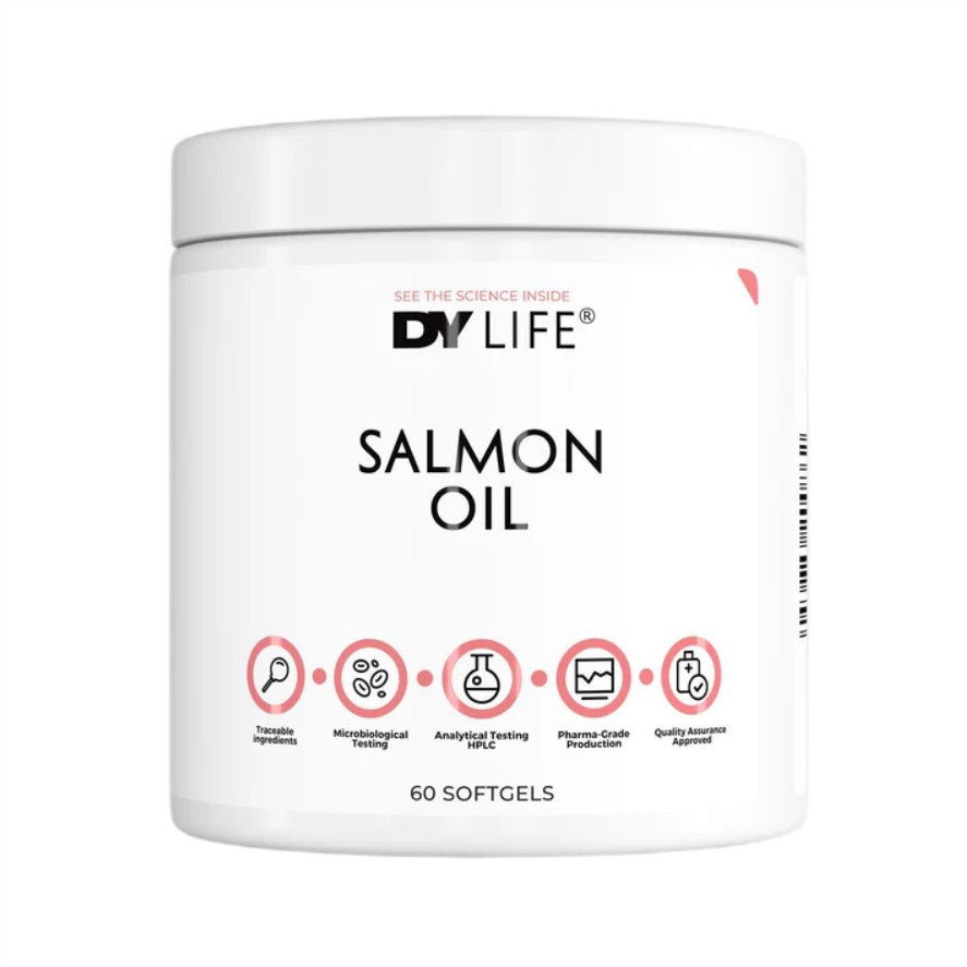 DY LIFE Salmon Oil - 60 cápsulas blandas - Sin sabor