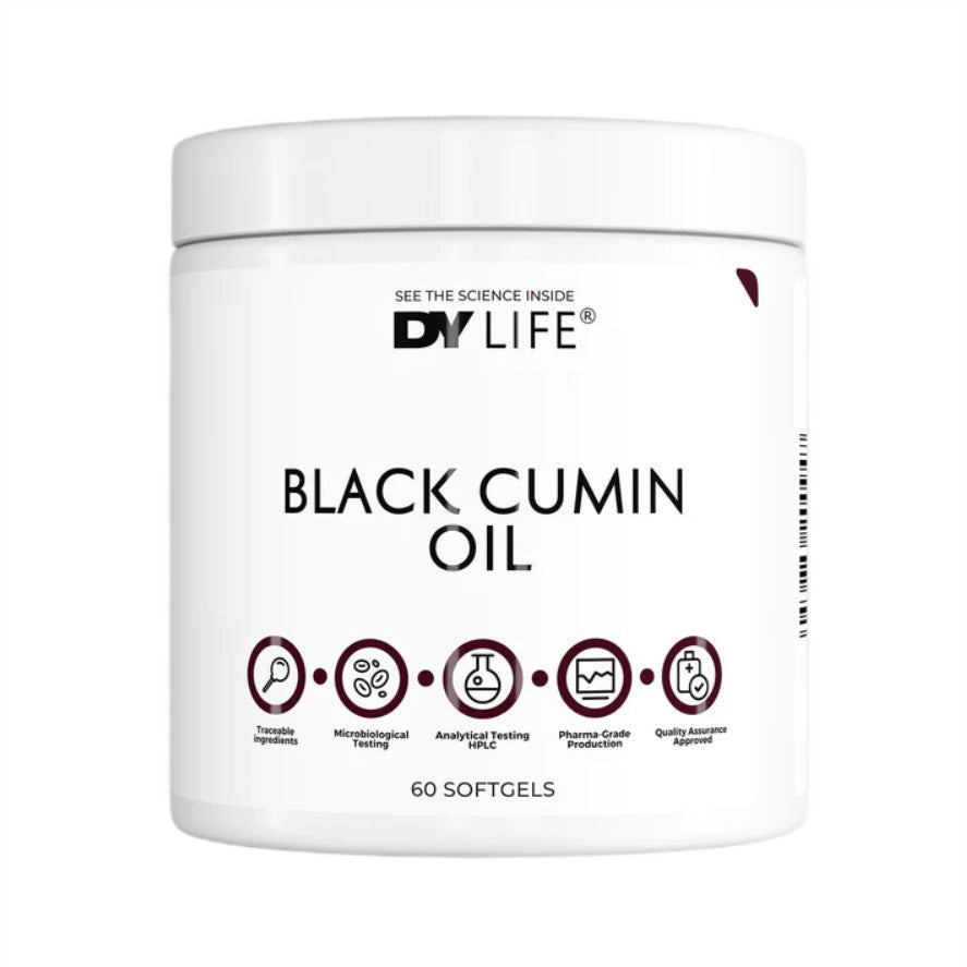 DY LIFE Black Cumin Oil - 60 cápsulas blandas - Sin sabor