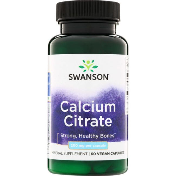 Calcium Citrate, 200mg - 60 caps
