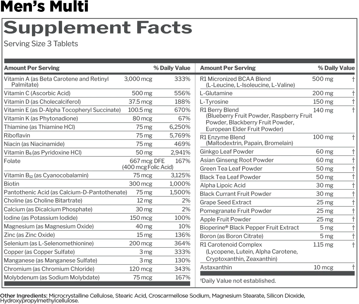 Men's Multi - 180 tablets