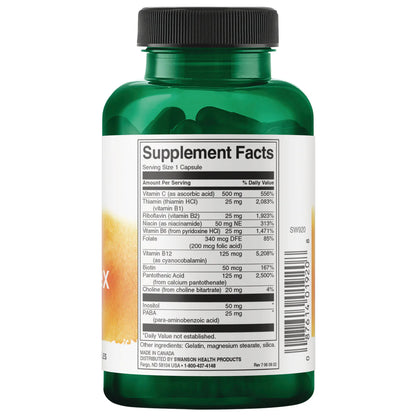 Super Stress B-Complex with Vitamin C - 100 caps