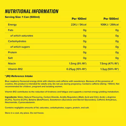 C4 Explosive Energy Drink - 12 x 500 ml.