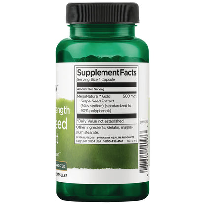 Grape Seed Extract, Maximum Strength - 60 caps
