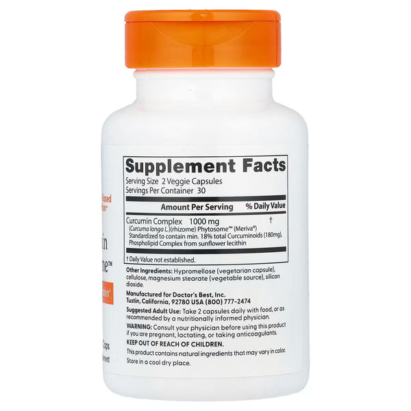 Curcumin Phytosome - 60 vcaps