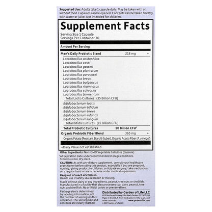 Dr. Formulated Probiotics Once Daily Men's - 30 vcaps