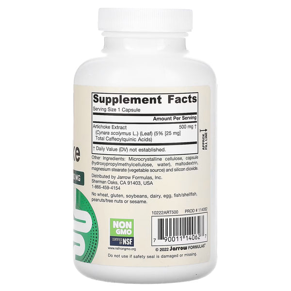 Artichoke, 500mg - 180 vcaps