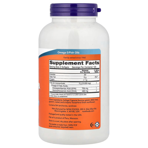 Super Omega EPA Molecularly Distilled - 240 softgels