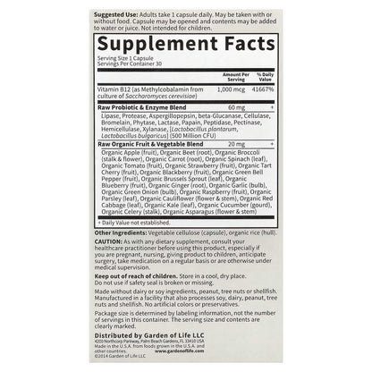 Vitamin Code Raw B-12 - 30 vegan caps